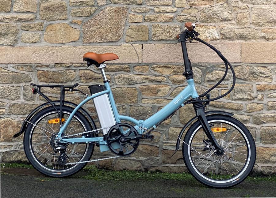 Juicy folding electric top bike