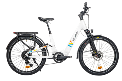 EBIKE POMERA 27,5' S/B BLANC NACRE